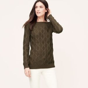 Loft cable sweater
